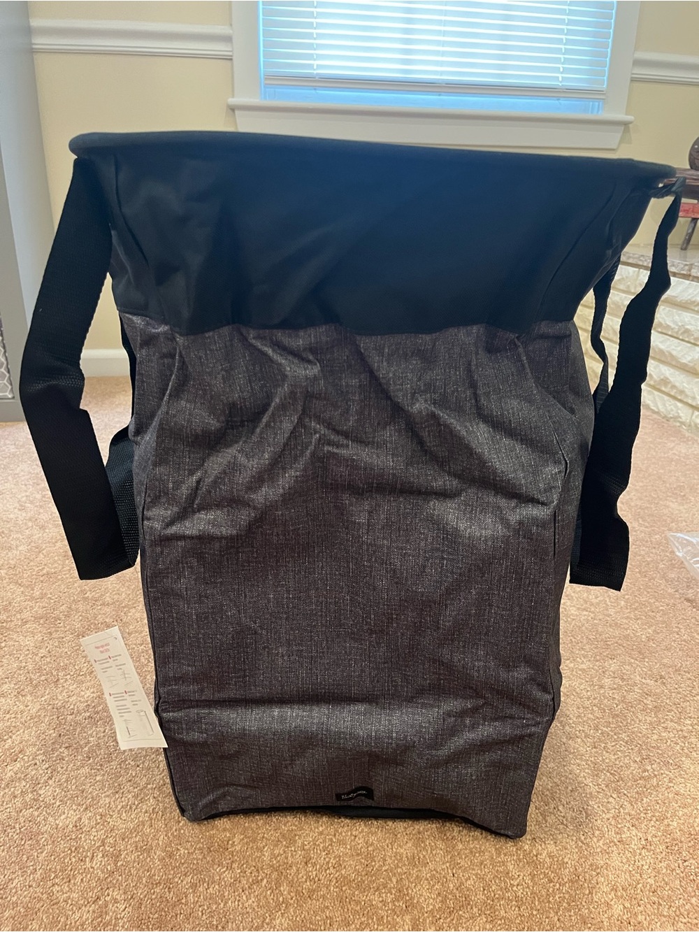 thirty-one Stand Tall Bin in Charcoal Crosshatch